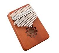 ALFAAL beginners kalimba Retro color chromatic scale 17-tone thumb piano Kalimba Kalimba beginner finger piano portable