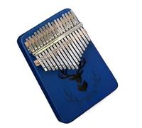 ALFAAL beginners kalimba Sapphire blue chromatic scale 17-tone thumb piano Kalimba Kalimba beginner finger piano portable
