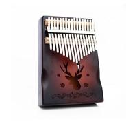 ALFAAL beginners kalimba Solid Peach Blossom Heart Love Instrument Chromatic Thumb Piano Professional Portable Beginner Thumb Piano C Sound (Color : 3)