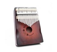 ALFAAL beginners kalimba Solid Peach Blossom Heart Love Instrument Chromatic Thumb Piano Professional Portable Beginner Thumb Piano C Sound (Color : 6)