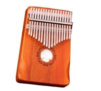 ALFAAL beginners kalimba Solid wood thumb piano for beginners plate instrument kalimba crafts wooden finger piano (Color : 3)