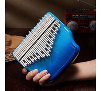 ALFAAL beginners kalimba Veneer thumb piano instrument beech wood veneer finger chromatic scale cute musical instrument portable piano kalimba (Color : 3)