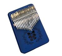 ALFAAL beginners kalimba Yue Bell sapphire blue chromatic scale 17-tone thumb piano Kalimba Kalimba beginner finger piano portable