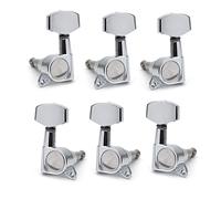 ALFAAL Big Square Sealed Guitar Tuning Pegs Keys Tuners Machine Heads For Electric Guitar Black/Gold/Chrome (Color : Chrome 3R3L)