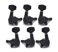 ALFAAL Black Locked String Guitar Tuning Pegs Electric Guitar Tuners Machine Heads (Color : 3R3L)
