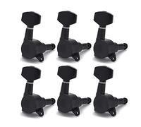 ALFAAL Black Locked String Guitar Tuning Pegs Electric Guitar Tuners Machine Heads (Color : 6R)