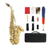 ALFAAL Brass Saxophone Golden Carve Pattern Bb Saxophone Saxophone Sax with Case accessories