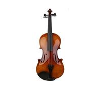 ALFAAL Brown Plywood Bright Violin Wooden Head Wood Accessories Violin Musical Instrument