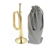 ALFAAL Bugle Charge Bugle Bronze Minuet Horn Musical Instrument (Color : 03)
