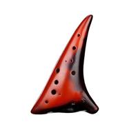 ALFAAL Ceramic Ocarinas 12 Holes Ocarinas Alto Tone C Professional Musical Instrumentation Offers Accessories (Color : 01)