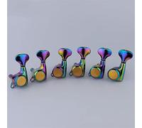 ALFAAL Chameleon Rainbow Locking Tuners Guitar Tuning Pegs Electric Guitar Machine Heads (Color : 6L)