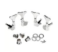 ALFAAL Chrome Sealed Bass Tuning Pegs Tuners Machine Heads 2L + 2R