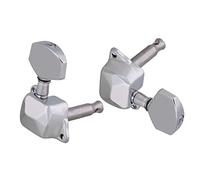 ALFAAL Chrome Semiclosed Acoustic Guitar Tuning Pegs Machine Heads 3L3R