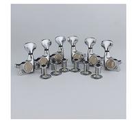 ALFAAL Chrome Silver Upgraded Version Tuners Electric Guitar Machine Heads Tuners (Color : 3R3L)