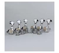 ALFAAL Chrome Silver Upgraded Version Tuners Electric Guitar Machine Heads Tuners (Color : 6L)
