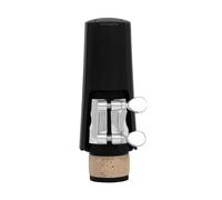 ALFAAL Clarinet Mouthpiece With Plastic Cap Metal Ligature Black Clarinet B-flat Clarinet Mouthpieces For Beginners