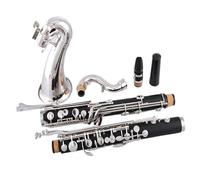 ALFAAL Clarinet Musical Bakelite Bass Clarinet Professional Clarinet lowe Copper-Nickel Key