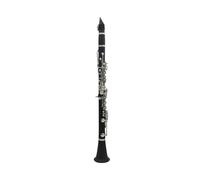 ALFAAL Clarinet Musical Clarinet B flat black tube 17-key white copper button school band
