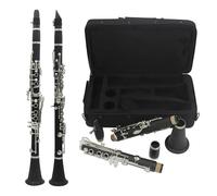 ALFAAL Clarinet Musical Clarinet Bb Clarinet 17 Keys Bakelite Professional Clarinet Woodwind Instruments With Accessories Bag