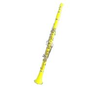 ALFAAL Clarinet Musical Clarinet Bb Tone Nickel Plated 17 Keys In Musical Instrument beautiful sound quality(Yellow)