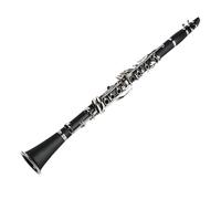 ALFAAL Clarinet Musical Clarinet Black Wind Instrument B Flat Quality Assurance ABS Nickel Silver Key B Flat Clarinet