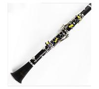 ALFAAL Clarinet Musical Elegant appearance B flat 17 key clarinet ABS clarinet