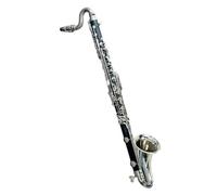 ALFAAL Clarinet Musical Low E Bass Clarinet ABS Bass Clarinet Instrument Hand-polished adjustable rich tone