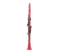 ALFAAL Clarinet Musical Pink Clarinet 17 Keys Bb B Flat Tone Professional Woodwind Instrument Bakelite Clarinet with Box Musical Instrument Part