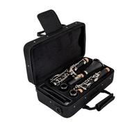 ALFAAL Clarinet Musical Smooth breath Clarinet 17 Key Falling Tune B/bakelite pipe body material Clarinet Woodwind Instrument