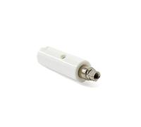 ALFAAL Classical Guitar Triple Knob White Plastic Outside Shaft Quasi Knob Machine Head Shaft String Winder Parts