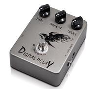 ALFAAL Digital Delay Guitar Effect Pedal Time Range 25ms-600ms True Bypass Design Guitar Parts Guitar Effects Pedal