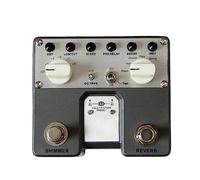ALFAAL Digital Reverb Guitar Effect Pedal 5 Reverb Modes Twin Footswitch Floating-point DSP Chip Guitar Accessories Guitar Effects Pedal