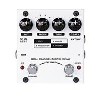 ALFAAL Dual Channel Digital Delay Guitar Effect Pedal Electric Guitar Bass Accessories Guitar Effects Pedal