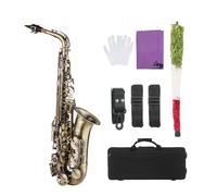 ALFAAL E-flat Alto Saxophone Eb Copper Sax Woodwind Music Instruments With Case Neck Straps Mouthpiece Accessories