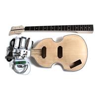 ALFAAL Electric Bass Guitar DIY Kit, Bass Build Your Own, Left Hand, With Parts
