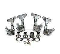 ALFAAL Electric Bass J Bass Tuning Knob Silver Piano Button String Reel Tuning Button String Reel Accessories