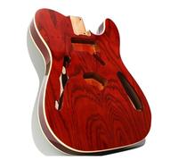ALFAAL Electric Guitar Body Luxury Collection 2 Pieces Alder With F Hole Semi Hollow