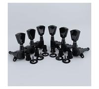 ALFAAL Electric Guitar Machine Heads Tuners 3R3L Black Tuning Pegs