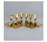 ALFAAL Electric Guitar Machine Heads Tuners 3R3L Gold Tuning Pegs