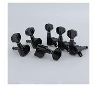 ALFAAL Electric Guitar Machine Heads Tuners Gear Ratio 1: 19 For ST Or TL Black Tuning Pegs (Color : 6R)