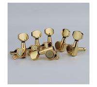 ALFAAL Electric Guitar Machine Heads Tuners Gear Ratio 1: 19 For ST Or TL Gold Tuning Pegs (Color : 6L)
