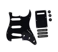 ALFAAL Electric Guitar Pickguard Pickup 1set SSS Electric Guitar Pickguard Back Plate Pickup Cover Knobs Tips For St SQ