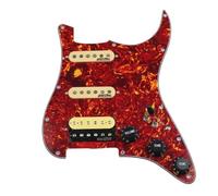 ALFAAL Electric Guitar Pickguard Pickup 7 Way Type Fully Loaded Electric Guitar Pickup Prewired Pickguard Pickup SSH Single Coil Humbucker Pickup(C)