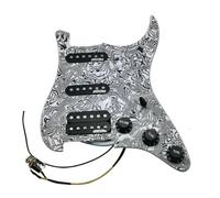ALFAAL Electric Guitar Pickguard Pickup Electric Guitar Pickups Alnico5 SSH Style Type Fully Loaded Pickguard Suitable For ST Guitar(C)