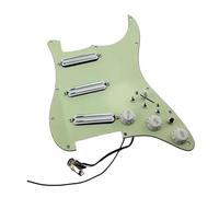 ALFAAL Electric Guitar Pickguard Pickup Professional Prewired Loaded ST Pickguard With SSS Single-coil Pickups Set Coil Splitting Converter For ST Electric Guitar