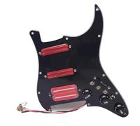 ALFAAL Electric Guitar Pickguard Pickup SSH Guitar Prewired Loaded Pickguard Set Humbucker Pickups For ST Guitar Electric Guitars Replacement Parts
