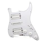 ALFAAL Electric Guitar Pickguard Pickup ST Double Single Double Electric Guitar Pickguard Front Cover Circuit Pickguard Pickup For Guitar(A)