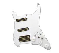 ALFAAL Electric Guitar Pickguard Pickup ST Electric Guitar Single Single Double Pickguard Pickup With Independent Pickup Converter SSH Five-stage Converter(G)