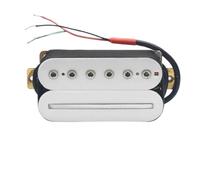 ALFAAL Electric Guitar Single Coil Pickup Set 4 Conduct Cable Coil Splitting Electric Guitar Humbucker Blade Hex Screw Adjusting Dual Coil Guitar Pickup(G)