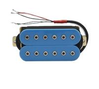 ALFAAL Electric Guitar Single Coil Pickup Set 6-String Electric Guitar Pickups Humbucker Dual In Line Adjustable Hex Screw Coil Splitting Pickup Multi-Colour(H)